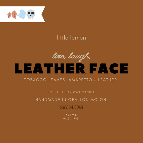 Leather Face: Room Spray