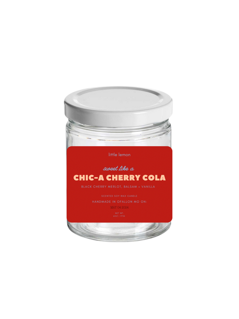 Chic-a Cherry Cola: 6oz Candle