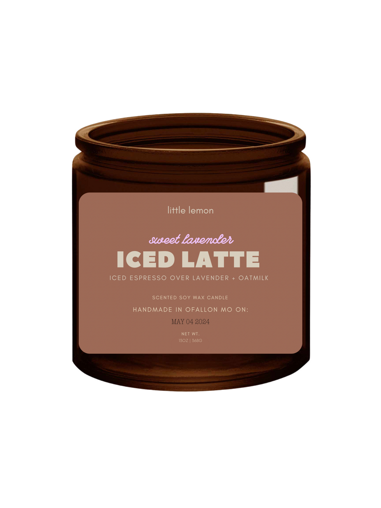 Iced Latte: 13oz Candle